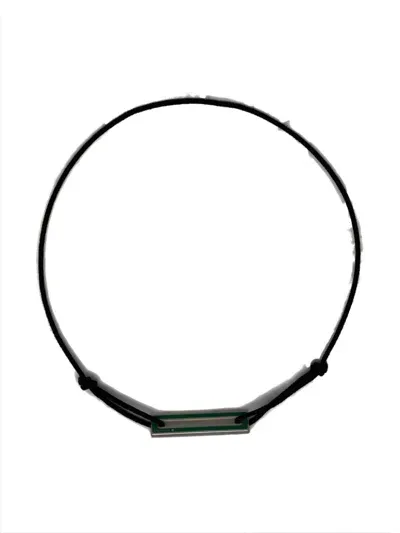 Le Gramme Lacquered Cord Bracelet 1,7g In Green