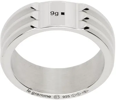 Le Gramme Sterling Silver 9g Gordon Band Ring