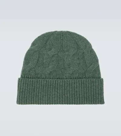 Le Kasha Cashmere Beanie In Green