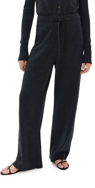 Le Kasha Suria Wide Cashmere Pants Midnight