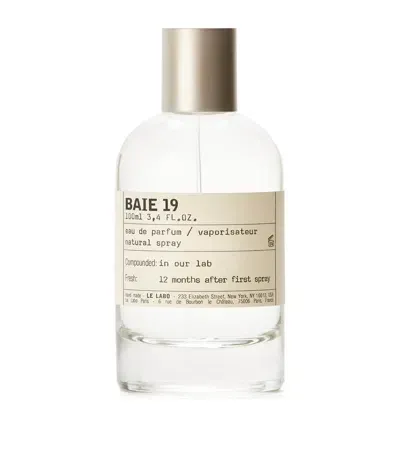 Le Labo Baie 19 Eau De Parfum In White