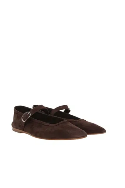 Le Monde Beryl Flat Shoes In Brown