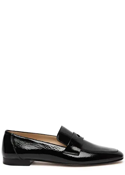 Le Monde Beryl Soft Patent Leather Loafers In Black