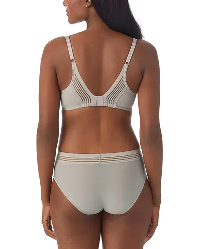 Le Mystere Second Skin Back Smoother Bra In Chateau Gray