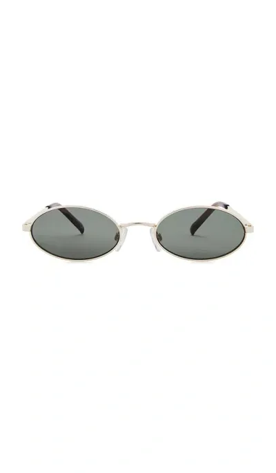 Le Specs Love Train Sunglasses In Bright Gold Khaki Mono