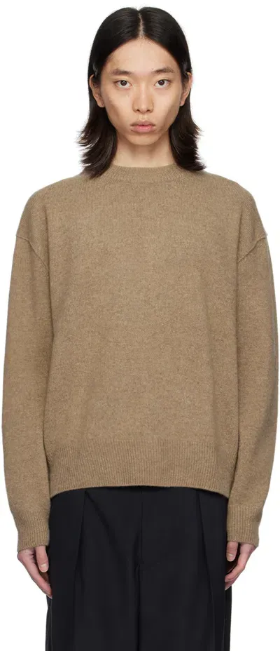 Le17septembre Beige Crewneck Sweater