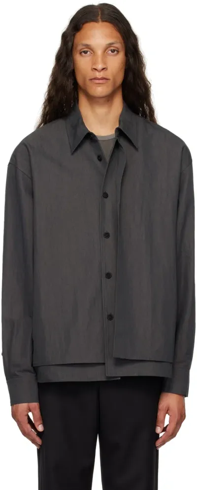 Le17septembre Black Double Layered Shirt