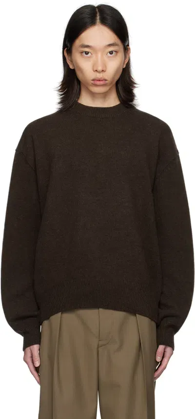 Le17septembre Brown Crewneck Sweater