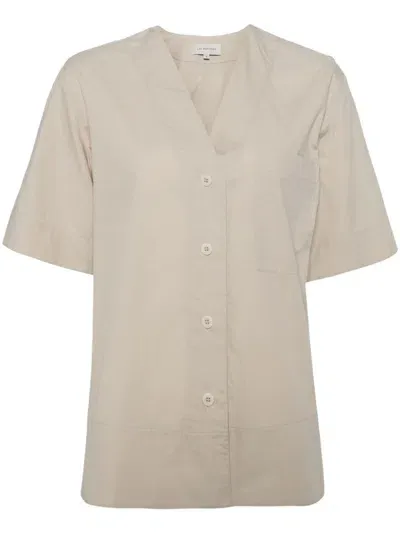 Lee Mathews Harriet Ss Shirt In Neutrals