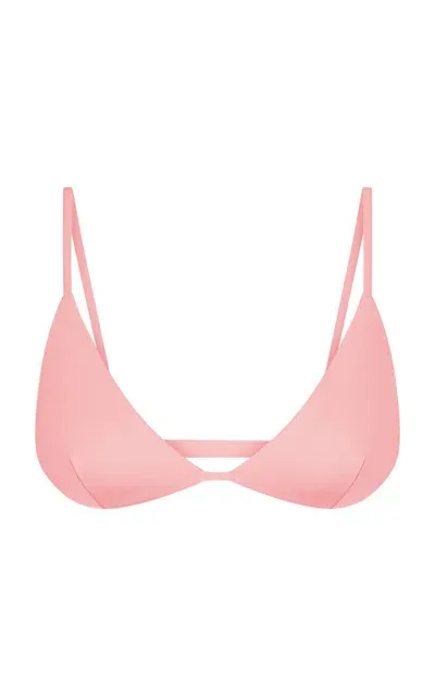 Left On Friday Sandy Bikini Top In Light Pink