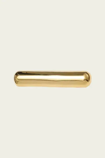 Lelet Glossy Bar Barrette In Gold