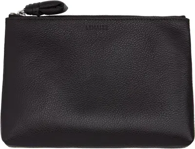 Lemaire Brown Small Pouch In Br490 Dark Chocolate