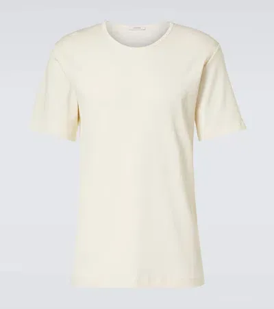 Lemaire Cotton Jersey T-shirt In White