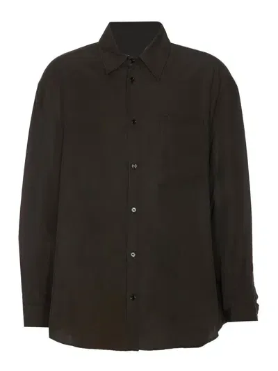 Lemaire Brown Twisted Shirt