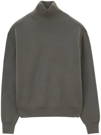 Lemaire High-neck Jumper In Grey