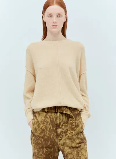 Lemaire Lightweight Sweater In Cream