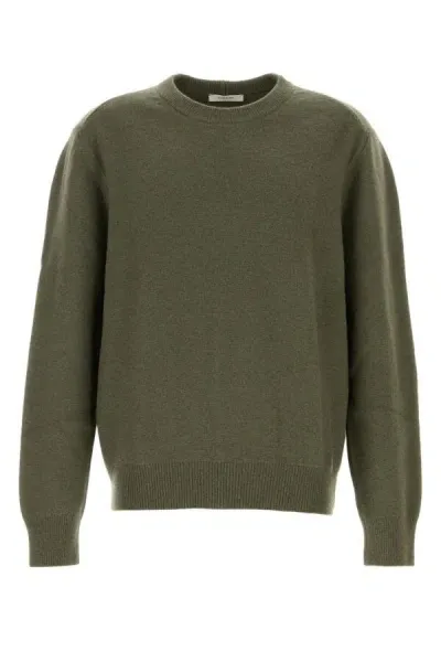 Lemaire Man Army Green Wool Sweater