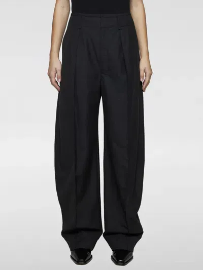 Lemaire Pants  Woman Color Black In Schwarz