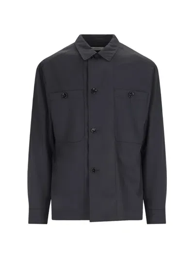 Lemaire Shirts In Black