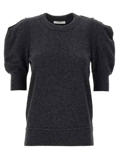 Lemaire Short Sleeve Sweater Sweater, Cardigans Gray In Grey