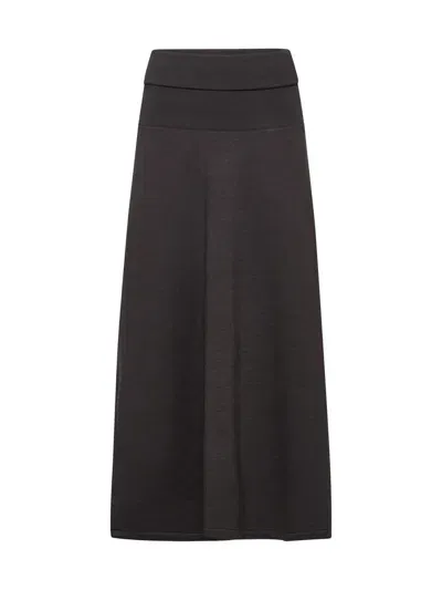 Lemaire Skirts In Dark Brown Melange