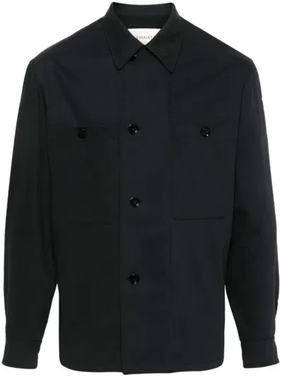 Lemaire Soft Military Overshirt Clothing In Black