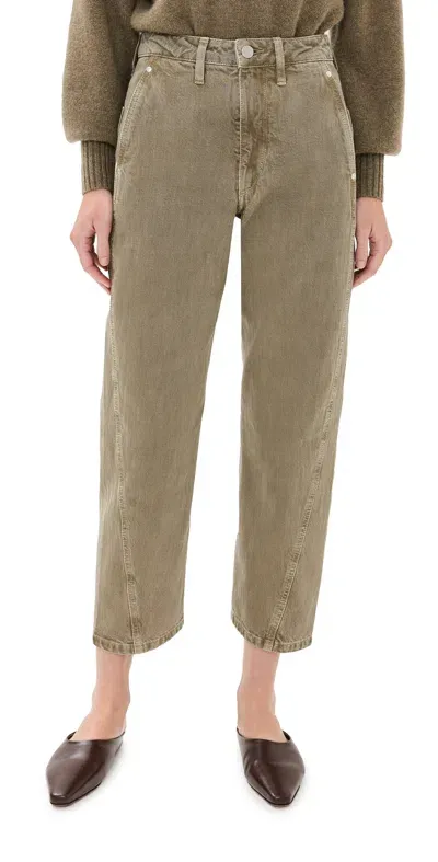 Lemaire Twisted Pants Denim Snow Olive