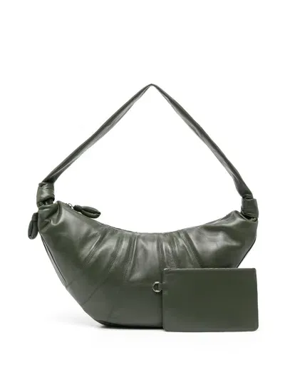 Lemaire Large Croissant Shoulder Bag In Gr621 Papyrus