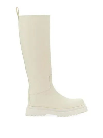 Leonie Hanne Leather Boot In White