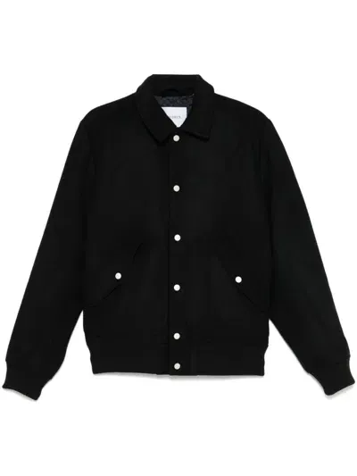 Les Deux Rhett Bomber Jacket In Black