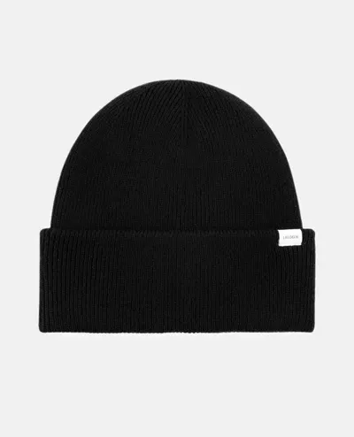 Les Deux Wayne Wool Beanie In Black