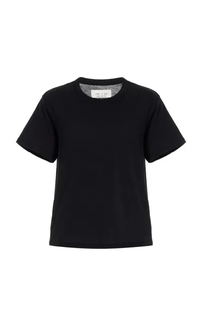 Les Tien Jane Classic Cotton T-shirt In Black