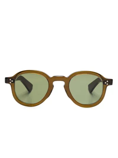 Lesca Clay Sunglasses In Green