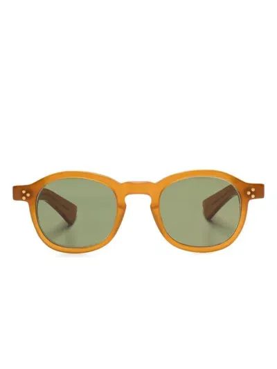 Lesca Iota Sunglasses In Green