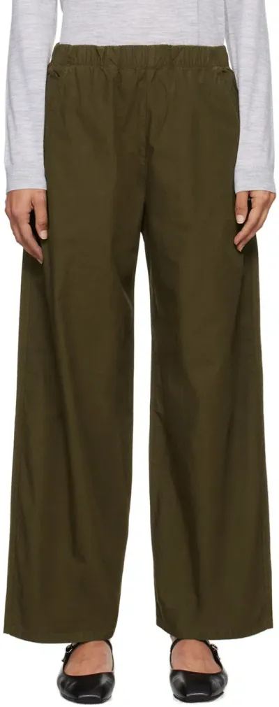 Leset Khaki Kyoto Trousers In Military