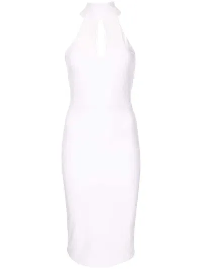 Lethicia Bronstein Audrey Cut-out Midi Dress In White