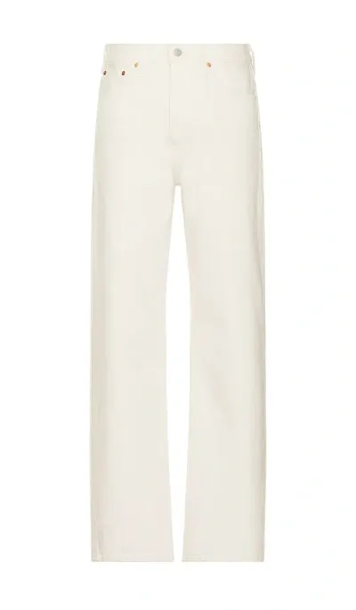 Levi's 568 Loose Straight Jeans In White