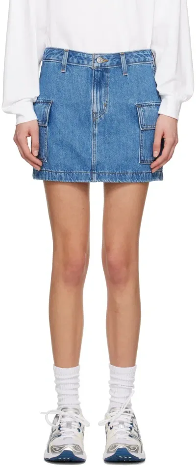 Levi's Blue '94 Denim Miniskirt In No Regrets