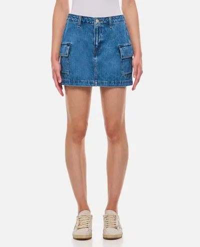 Levi's Denim Cargo Skirt In Blue