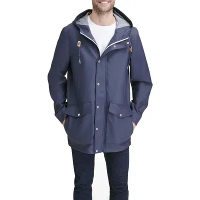 Levi's Rainy Days Hooded Jacket In Navy