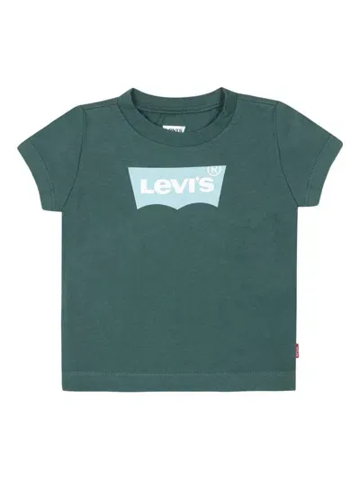 Levi's Babies' Logo-print T-shirt In Green