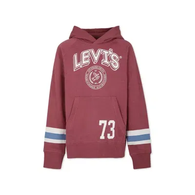 Levi's Kids' Red Sweatshirt For Boy With Logo