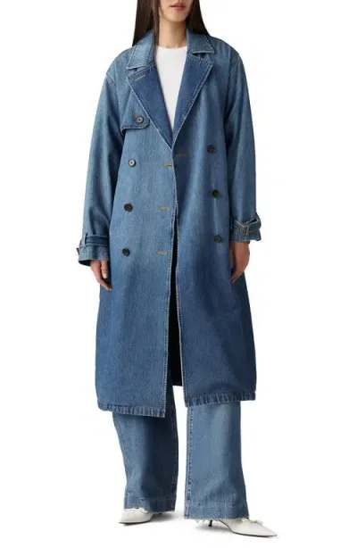 Levi's Spade Denim Trench Coat In Lets Get Lost Again