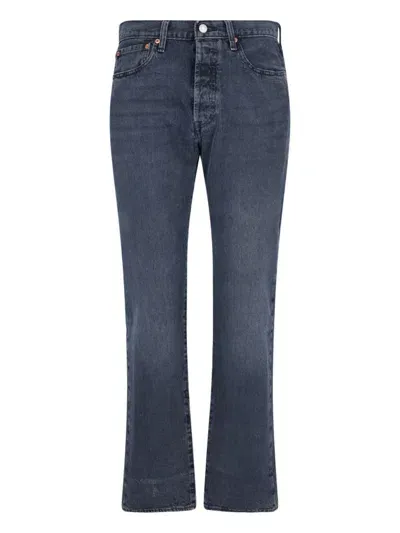 Levi's Strauss "501® Original" Straight Jeans In Blue