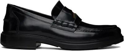 Lgn Louis Gabriel Nouchi Black Ecco.kollektive Edition Laceration Penny Loafers