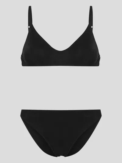 Lido Quarantatre Triangle Bikini Set In Black