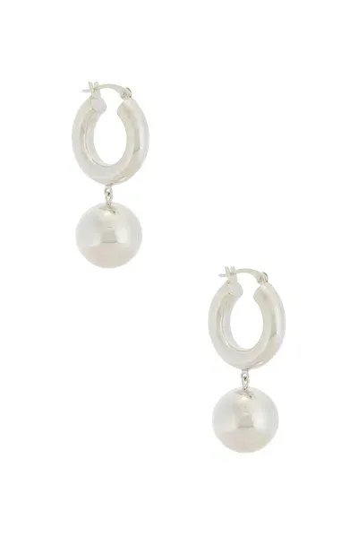 Lie Studio Marie Earrings In Silver