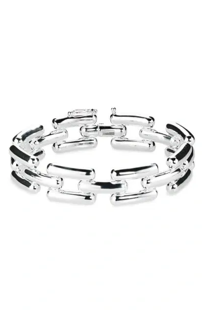 Lie Studio Lié Studio The Freya Bangle Bracelet In Sterling Silver