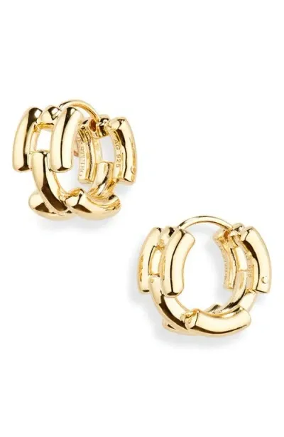 Lie Studio Lié Studio The Johanna Hoop Earrings In Gold