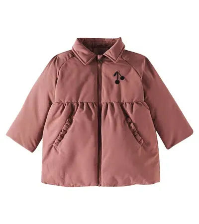 Liewood Kids' Cosmos Puffer Jacket In Burgundy